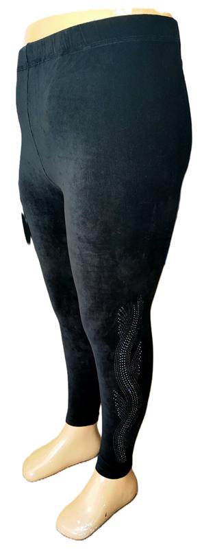 Лосины Acheal (3XL-6XL) A183 black (зима)