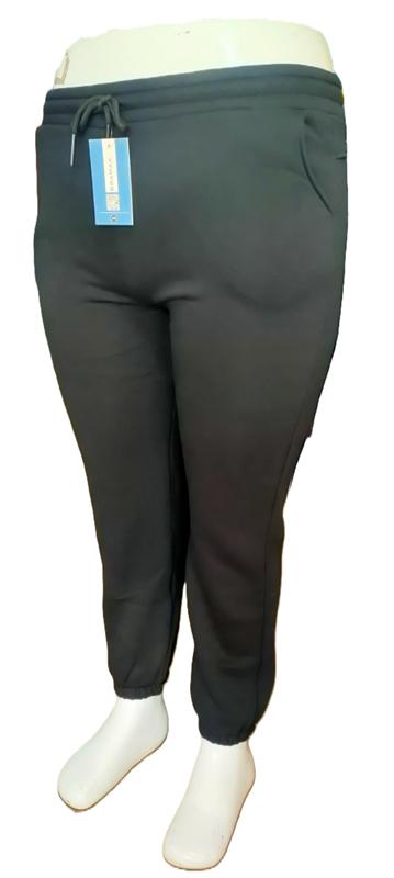 Штаны спорт Acheal (XL-5XL) A177 black (зима)