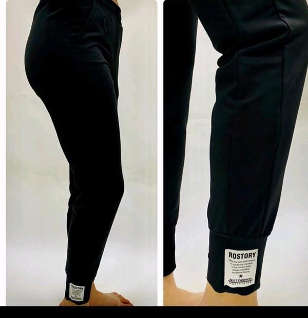 Штаны спорт Amok (S-XL) 8042 black (зима)