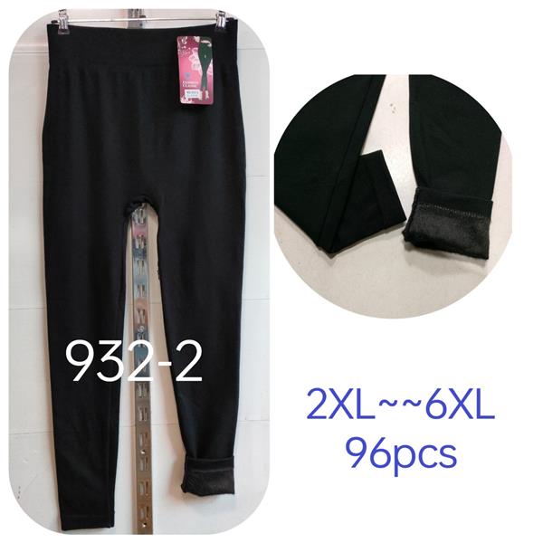 Лосины Giang (2XL-6XL) G161-932-2 black (зима)