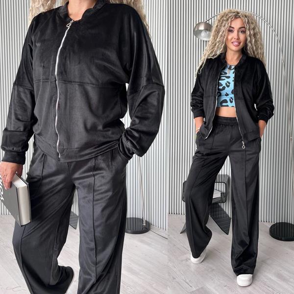 Костюм спорт Modnulya (42-52) 3067 black (деми)