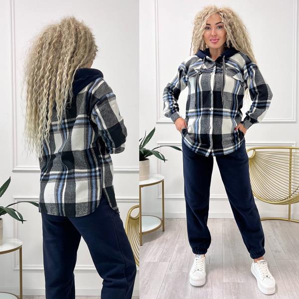 Костюм спорт Modnulya (S-3XL) 3068 navy (зима)