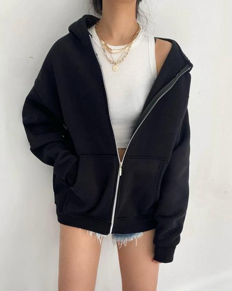 Кофта спорт Modnulya (42-50) 326 black (зима)