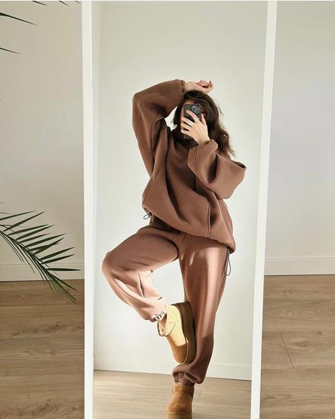 Костюм спорт Modnulya (42-52) 503 brown (зима)