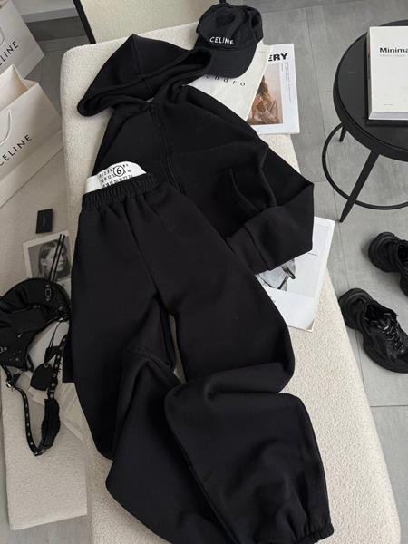 Костюм спорт Modnulya (42-48) 694 black (зима)