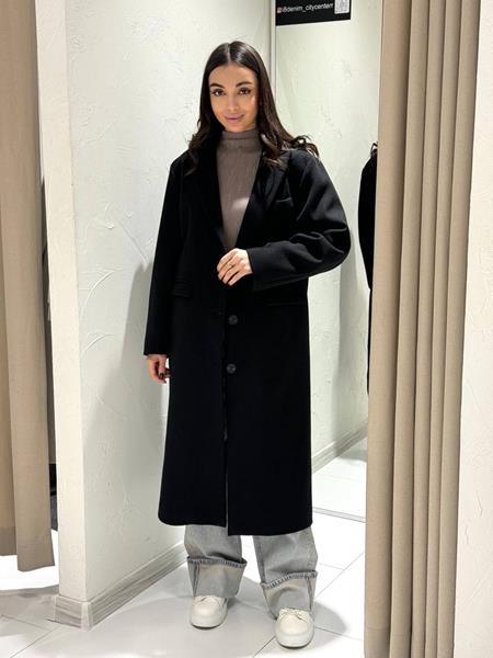 Пальто i8denim Women (S-L) TB116 black (деми)