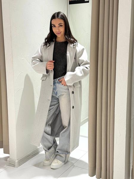 Пальто i8denim Women (S-L) TB118 l.grey (деми)