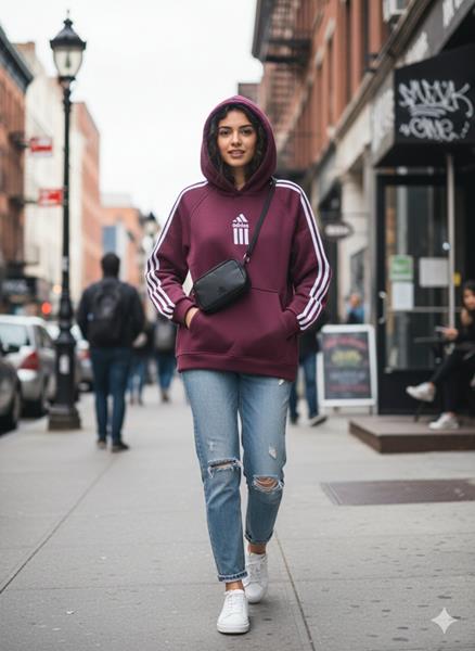 Худи Newe (40-48) 104 wine (зима)