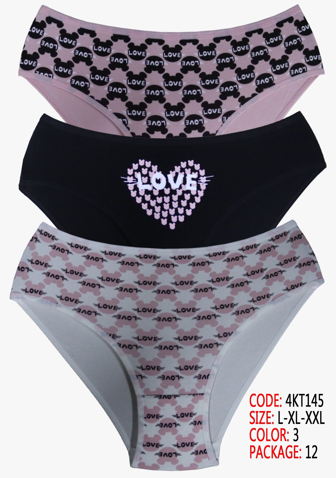 Трусы Disneyopt (2XL) 4KT145 mix (2XL) (лето)