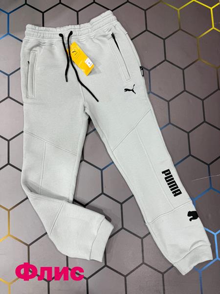 Штаны спорт Alex Clothes (S-2XL) 5009 l.grey (зима)