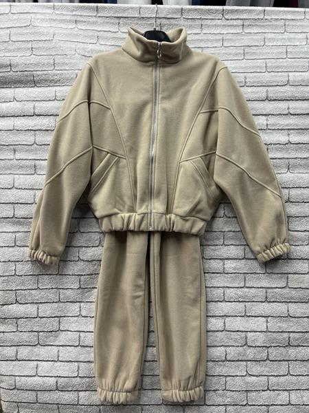 Костюм спорт Valentina (42-50) 088 d.beige (зима)