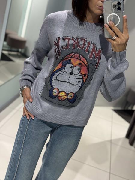 Свитер Comod (one size) CM42 grey (зима)