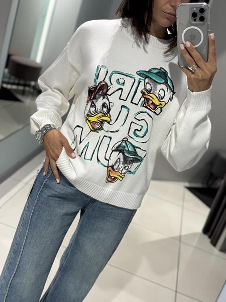 Свитер Comod (one size) CM51 white (зима)