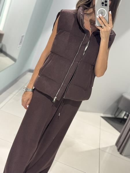 Жилетка Comod (one size) H2037 brown (деми)