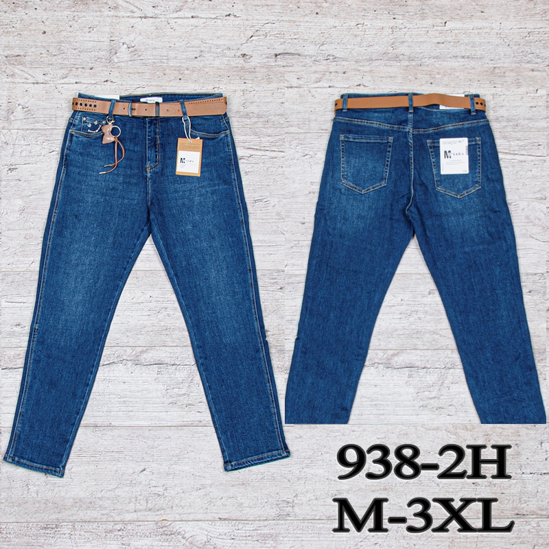 Джинсы UNO2 (M-3XL) 938-2H (деми)