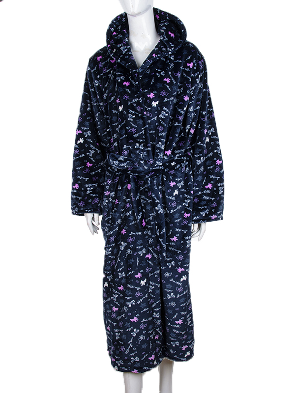 Халат Banko (XL-3XL) O00-7 blue (зима)