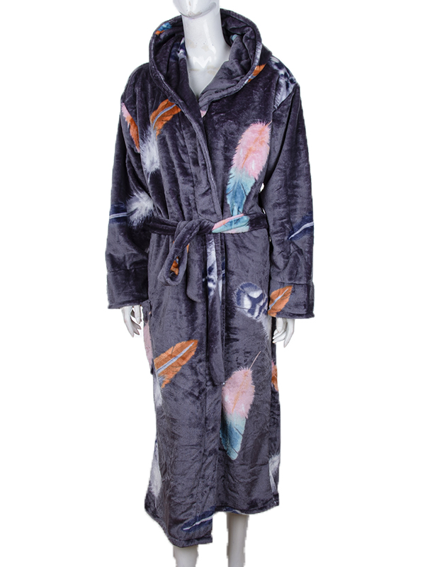 Халат Banko (XL-3XL) O00-13 brown (зима)