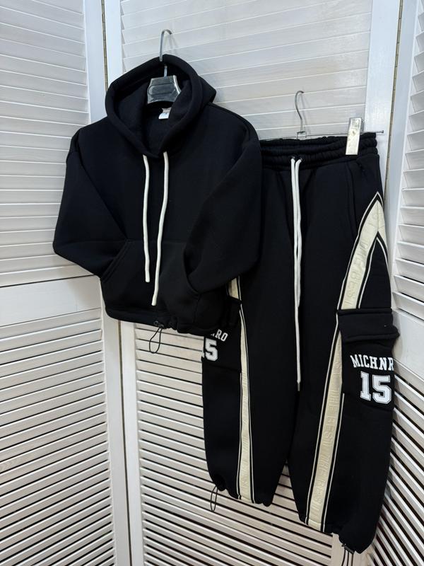 Костюм спорт Major (7-12) M504 black (зима)