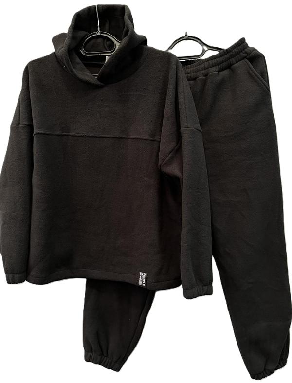 Костюм спорт Shoptime (44-50) S523 black (зима)