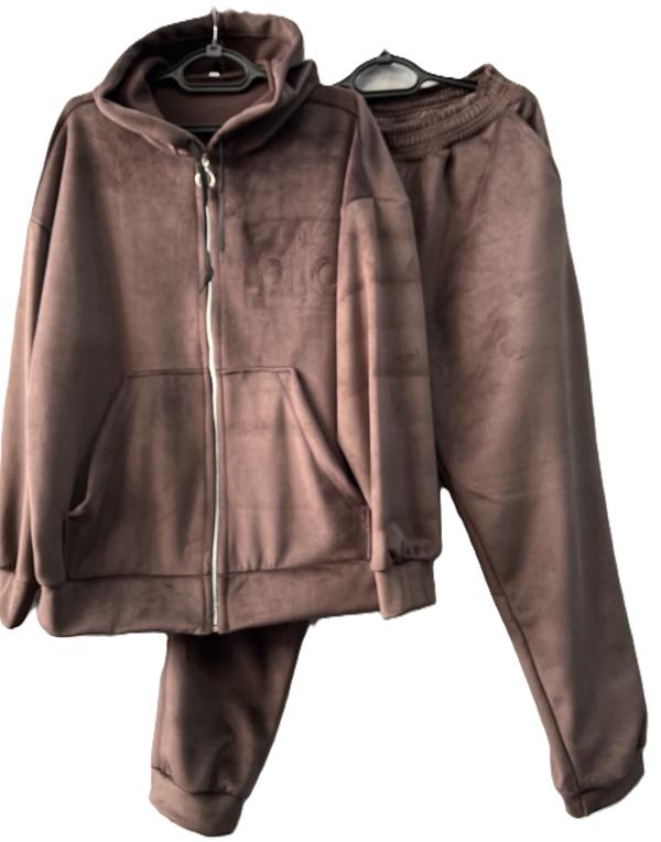 Костюм спорт Shoptime (52-58) S527 brown (зима)