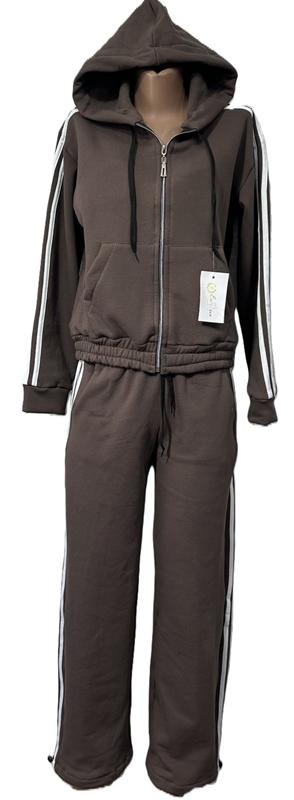 Костюм спорт Shoptime (42-48) S534 brown (зима)