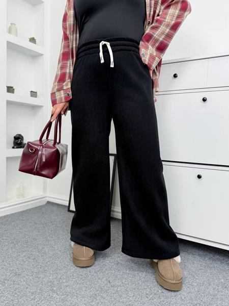 Штаны спорт Femzone (42-58) 1148 black (зима)