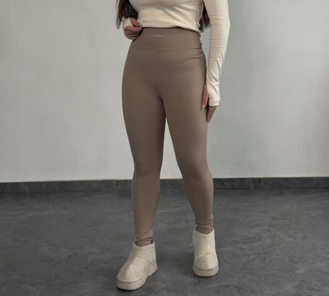 Лосины Sport style (XL-4XL) 70225-1 beige (зима)