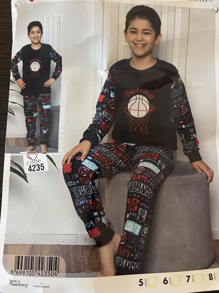 Пижама Disneyopt kids (5-8) 4235 black (зима)