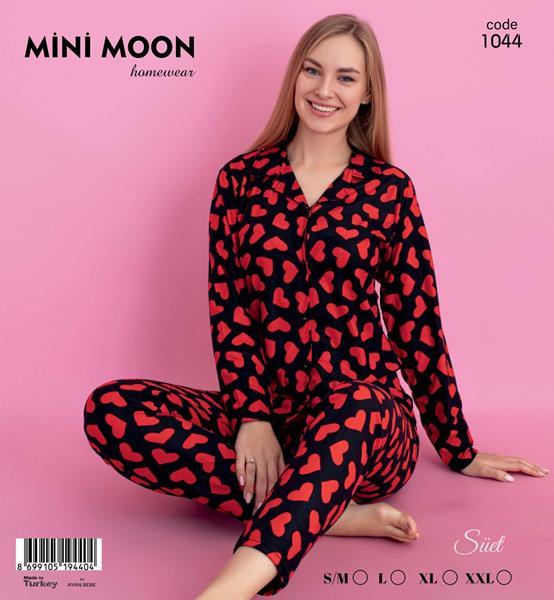 Пижама Disneyopt (S-2XL) 1044 red (зима)