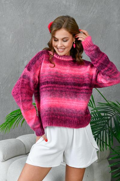 Худи Karon (one size) 6027 pink (зима)