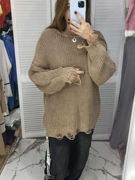 Худи Karon (one size) 5528 brown (зима)