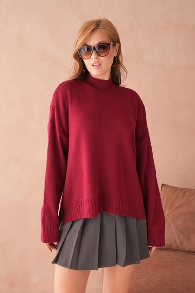 Свитер Karon (one size) 10866 wine (зима)