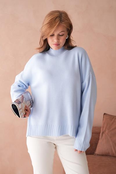 Свитер Karon (one size) 10866 l.blue (зима)