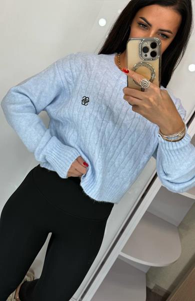 Свитер Lora (42-48) 53137 l.blue (деми)
