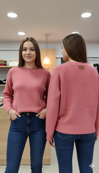 Свитер Lora (one size) LR723 pink (деми)