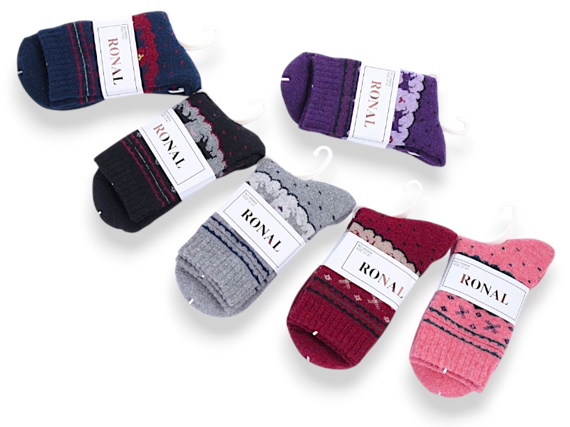 Носки Lilin clothes (37-41) W6804 mix (зима)