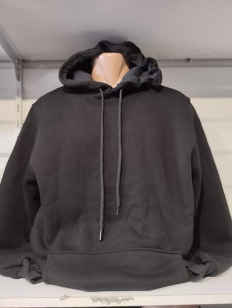 Худи Panda (M-3XL) 1425 black (зима)