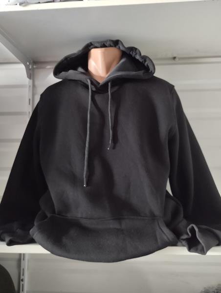 Худи Panda (2XL-6XL) 1432 black (зима)