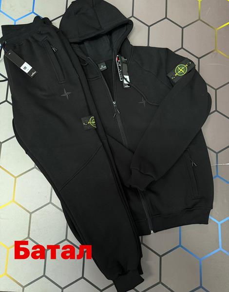 Костюм спорт Alex Clothes (2XL-6XL) 13022 black (зима)