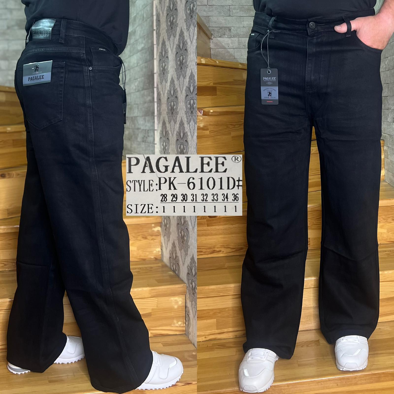 Джинсы God Baron (28-36) PK-6101D blue (деми)