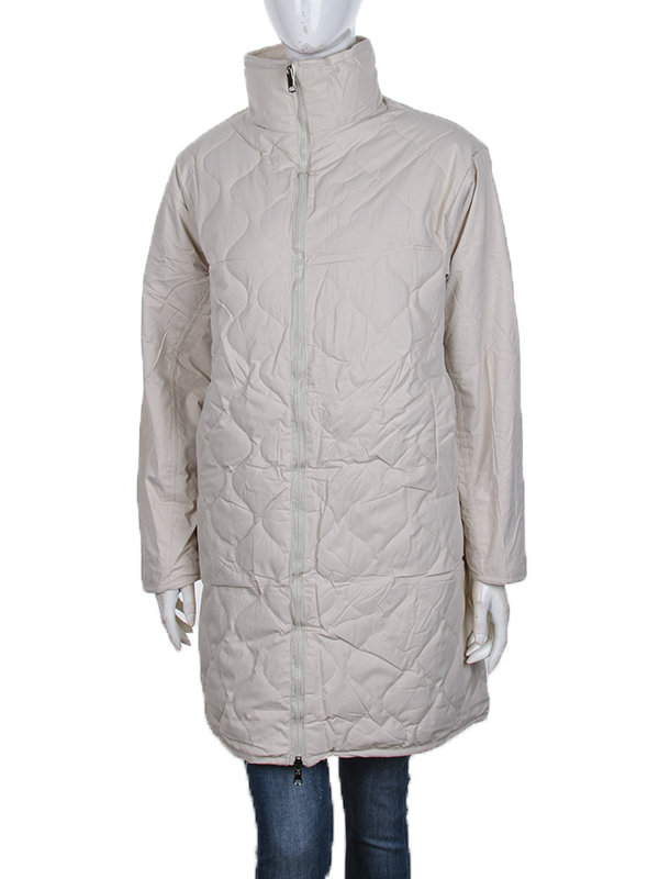 Куртка Obuv OK2 (M-XL) 181 (12057) milk двостороння (зима)