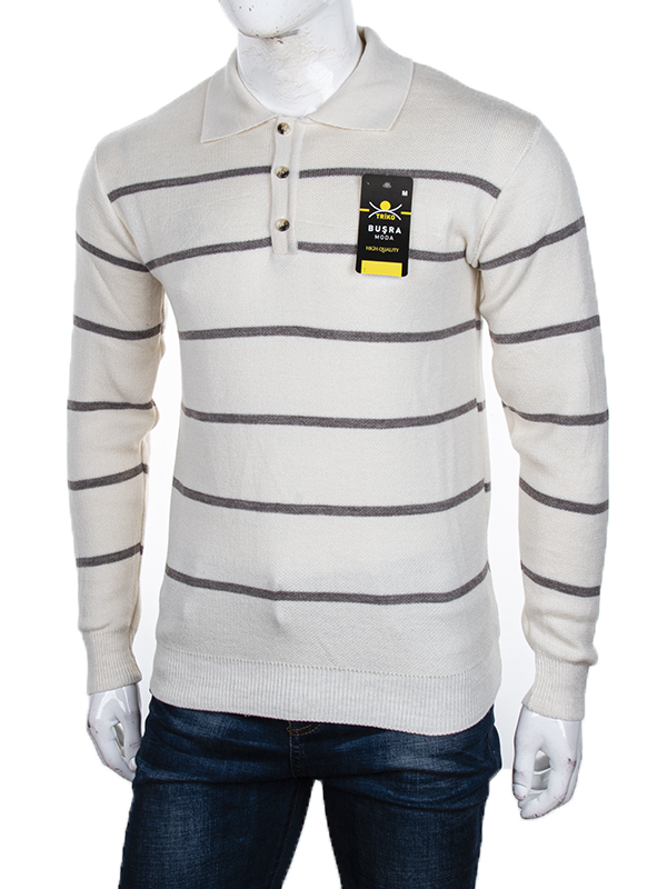 Свитер Abdo (M-2XL) Гудзик 2 beige (зима)