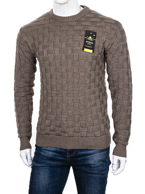 Свитер Abdo (L-2XL) Коло d.beige (зима)