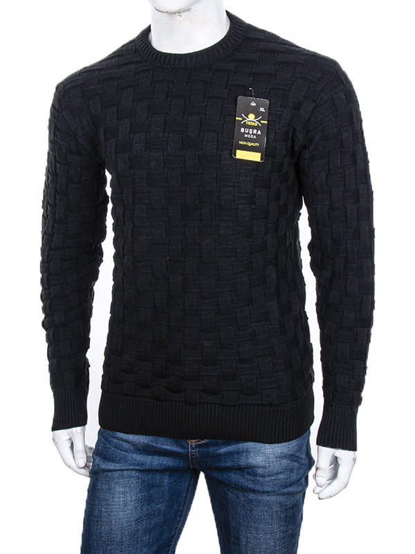 Свитер Abdo (L-2XL) Коло black (зима)