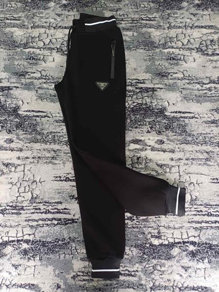 Штаны спорт Moranny (S-2XL) MR1 black (зима)