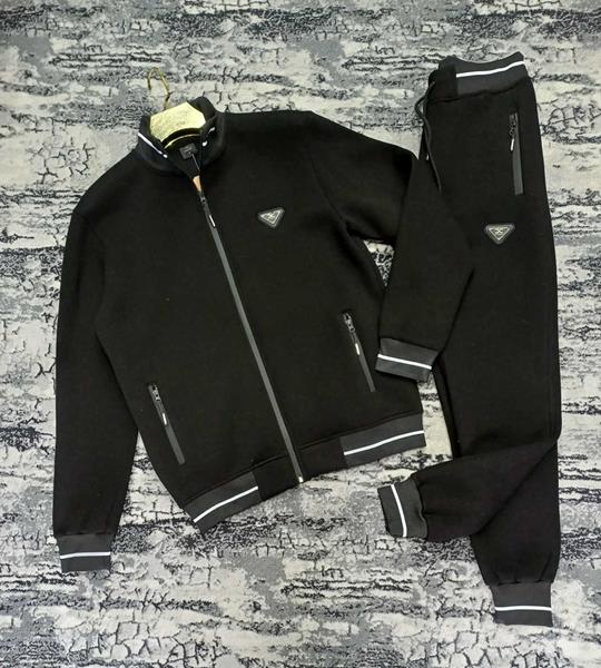 Костюм спорт Moranny (S-2XL) MR33 black (зима)