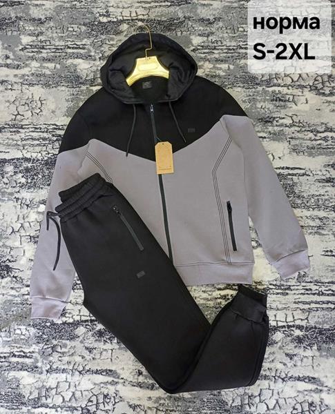 Костюм спорт Moranny (S-2XL) MR78 grey (зима)