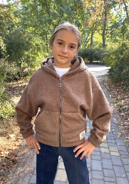 Кофта LiMa kids (128-152) 2546 brown (зима)