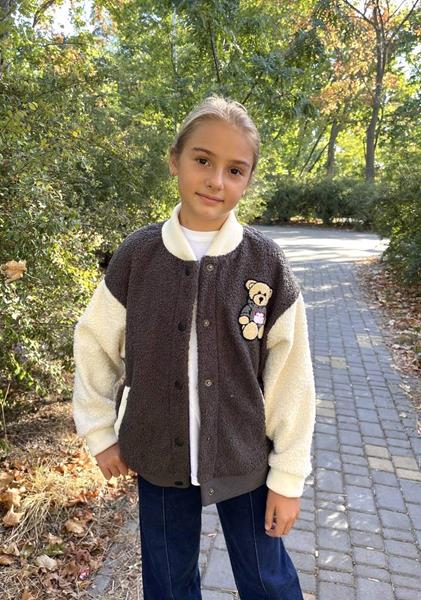 Кофта LiMa kids (128-152) 2548 grey-white (зима)