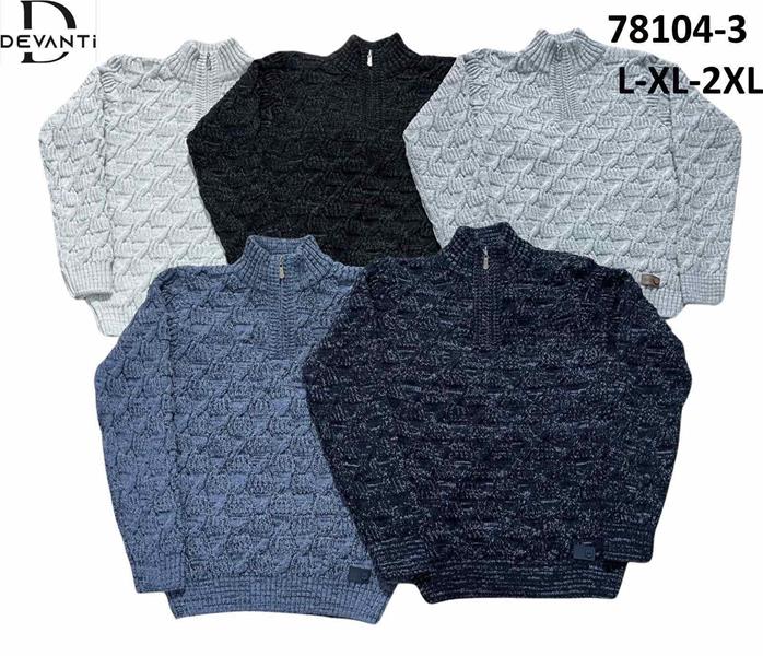 Свитер Sabihina (L-2XL) 78104-3 black (зима)